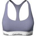 【送料無料】 カルバンクライン レディース ブラジャー アンダーウェア Modern Cotton Logo Bralette Grape