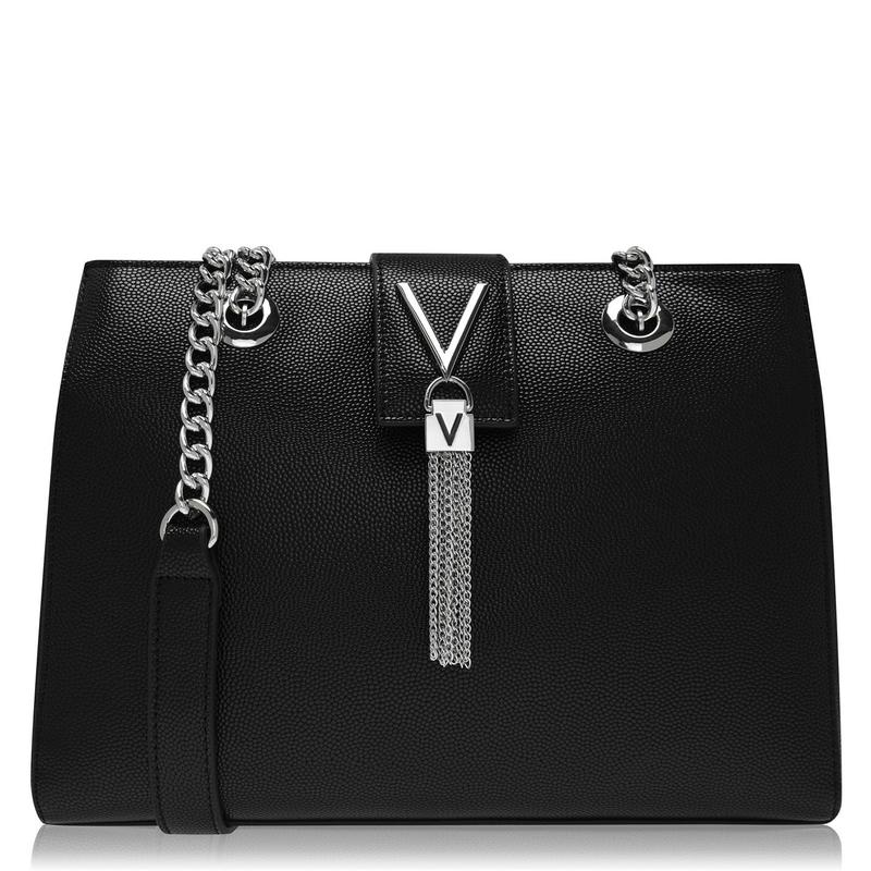 【送料無料】 ヴァレンティーノ レディース ハンドバッグ バッグ Valentino Divina Tote Bag Nero 001