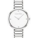 【送料無料】 カルバンクライン レディース 腕時計 アクセサリー Ladies Calvin Klein Watch 25200137 Silver