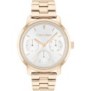 【送料無料】 カルバンクライン レディース 腕時計 アクセサリー Ladies Calvin Klein Watch 25200178 Rose Gold and Silver