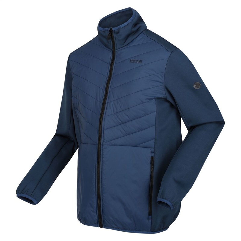 【送料無料】 レガッタ メンズ ジャケット・ブルゾン アウター Clumber Hybrid III Insulated Jacket Blue Wing