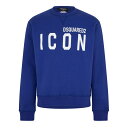 【送料無料】 ディースクエアード メンズ ニット・セーター アウター Icon Logo Sweatshirt Electric Blue