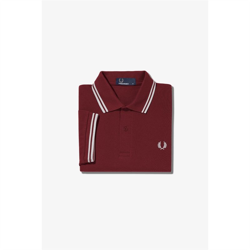 ̵ եåɥڥ꡼  T ȥåץ Short Sleeve Twin Tipped Polo Shirt Oxblood/Ecr 597