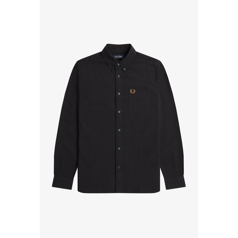 フレッドペリー 【送料無料】 フレッドペリー メンズ シャツ トップス Oxford Shirt Black R88