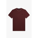 フレッドペリー 【送料無料】 フレッドペリー メンズ シャツ トップス Twin Tipped T-Shirt Burgundy-R59