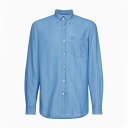 【送料無料】 カルバンクライン メンズ シャツ トップス Denim Shirt Light Blue Denim