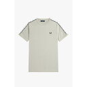 フレッドペリー 【送料無料】 フレッドペリー メンズ シャツ トップス Taped Ringer T-shirt Light Grey-181