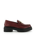 【送料無料】 デューンロンドン レディース パンプス シューズ Gallagher Loafers Burgundy 502