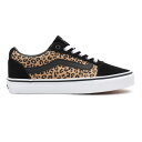 【送料無料】 バンズ レディース スニーカー シューズ Ward Canvas Trainers Women's Cheetah