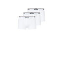 【送料無料】 ボス メンズ ボクサーパンツ アンダーウェア Bodywear 3 Pack Power Boxer Shorts White 100