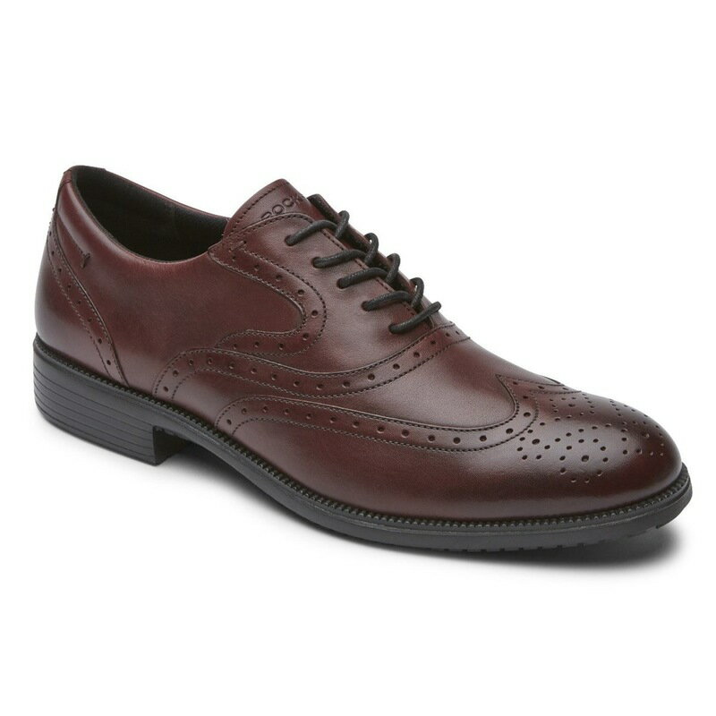 【送料無料】 ロックポート メンズ スニーカー シューズ Total Motion DressSport Wingtip Burgandy Rust