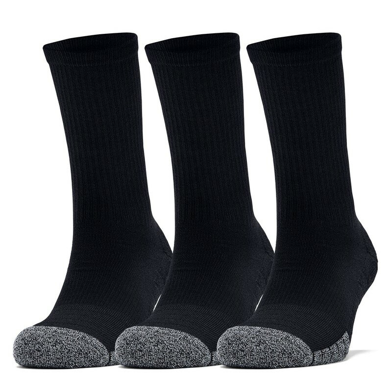 yz A_[A[}[ fB[X C A_[EFA Heatgear Crew Socks 3 Pack Black