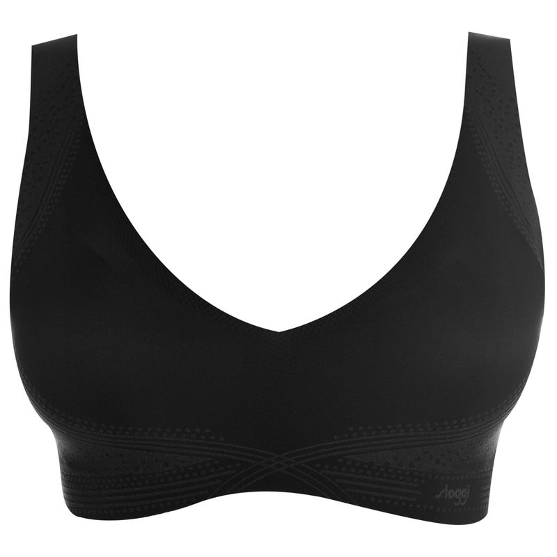 楽天ReVida 楽天市場店【送料無料】 スロッギ レディース ブラジャー アンダーウェア Zero Feel Soft Bra Black 0004