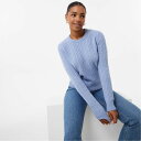 【送料無料】 ジャック ウィルス レディース ニット・セーター アウター Tinsbury Merino Wool Blend Cable Knitted Ju...