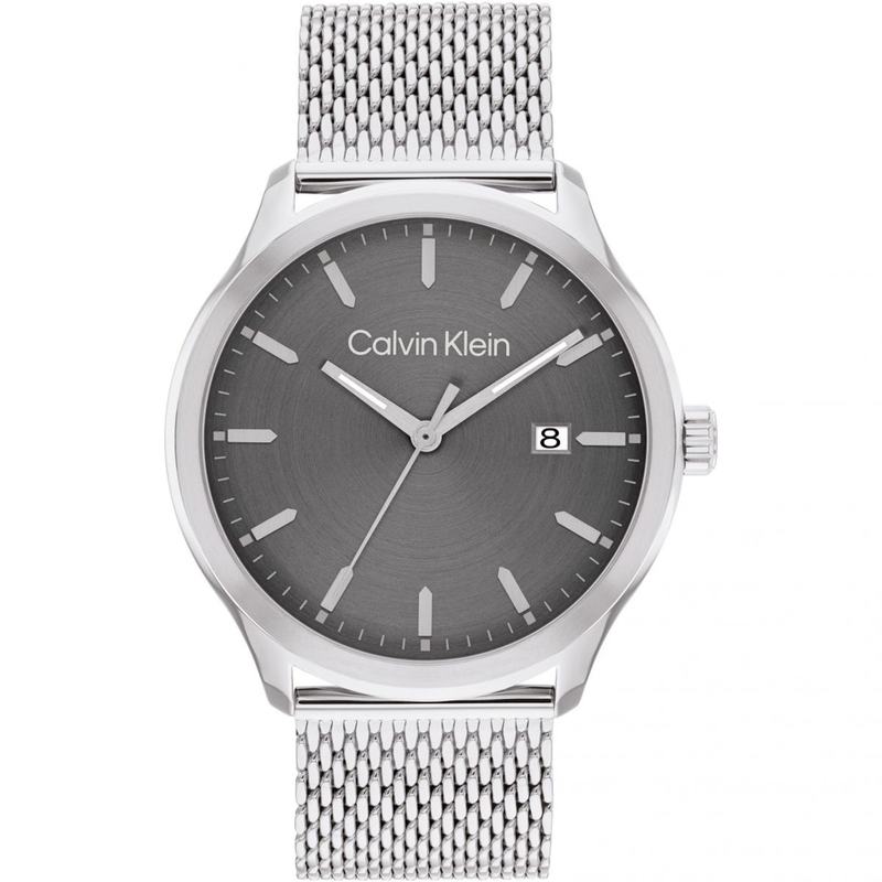 楽天ReVida 楽天市場店【送料無料】 カルバンクライン メンズ 腕時計 アクセサリー Gents CK Define Watch 25200352 Silver and Grey