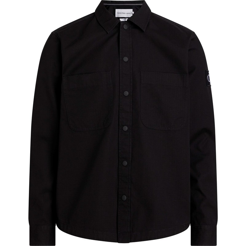 カルバン・クライン 【送料無料】 カルバンクライン メンズ シャツ トップス ESSENTIALS RIPSTOP SHIRT Ck Black BEH