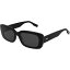 【送料無料】 アレキサンダー・マックイーン メンズ サングラス・アイウェア アクセサリー MCQ SUNGLASSES MQ0301S BLACK