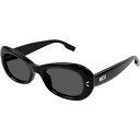 【送料無料】 アレキサンダー・マックイーン レディース サングラス・アイウェア アクセサリー MCQ SUNGLASSES MQ0383S BLACK