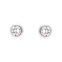 yz ebhx[J[ fB[X sAXECO ANZT[ SINAA Round Crystal Stud Earrings Silver