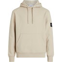 【送料無料】 カルバンクライン メンズ パーカー・スウェット フーディー アウター Badge Hoodie Plaza Taupe PED