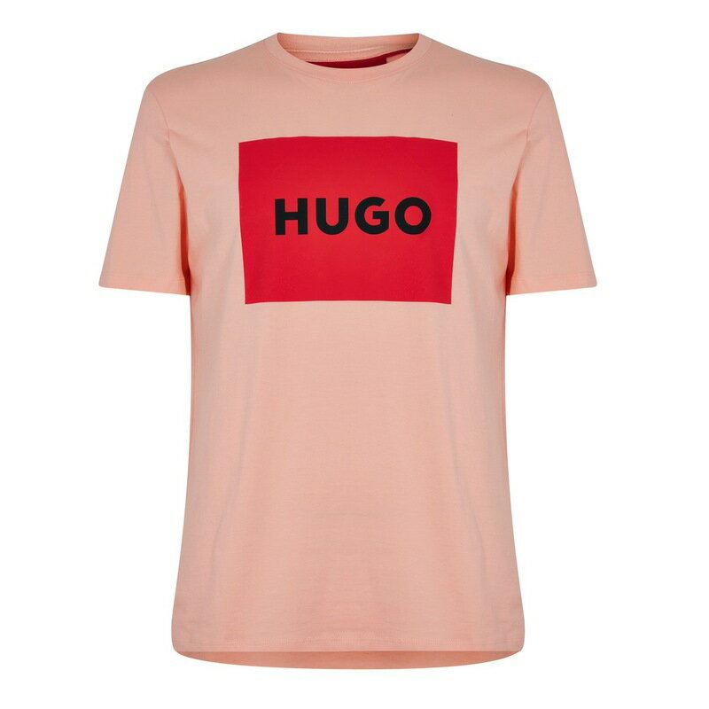  フューゴ メンズ Tシャツ トップス Dulive Box Logo T Shirt Pastel Red 630