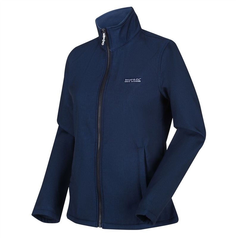 レガッタ レディース アウター ジャケット・ブルゾン Regatta Connie V Full Zip Softshell Navy Marl ..