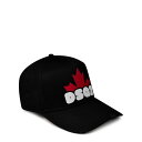【送料無料】 ディースクエアード メンズ 帽子 アクセサリー DSQ DSQ2 Logo Sn34 Nero