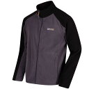 【送料無料】 レガッタ メンズ パーカー・スウェット アウター Hedman II Full Zip Fleece Jacket Iron/Black