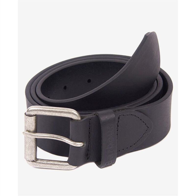 【送料無料】 バーブァー メンズ ベルト アクセサリー Matt Leather Belt Black BK31