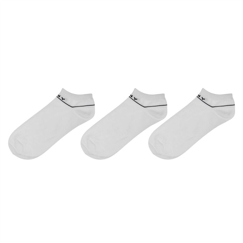 ダナ・キャラン 【送料無料】 ダナ キャラン ニューヨーク メンズ 靴下 アンダーウェア 3 Pack Jefferson Liner Socks Mens White