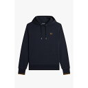 【送料無料】 フレッドペリー メンズ パーカー・スウェット フーディー アウター Logo Tipped Hoodie Navy R63