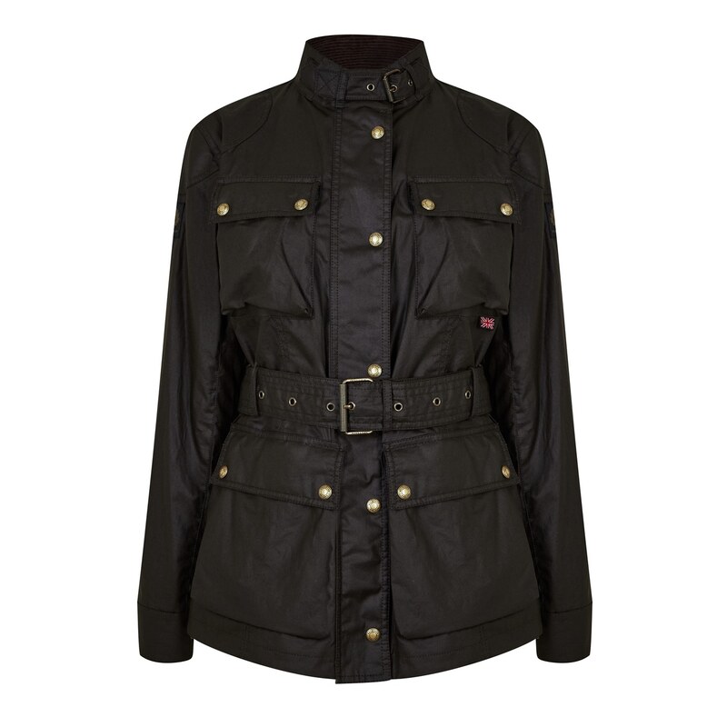 【送料無料】 ベルスタッフ レディース ジャケット・ブルゾン アウター Belstaff Trialmaster Ld34 Faded Olive