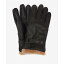 【送料無料】 バーブァー メンズ 手袋 アクセサリー Leather Utility Gloves Black BK11