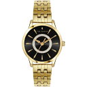 yz ebhx[J[ fB[X rv ANZT[ Ted Baker Fitzrovia Charm Watch Womens Gold/Black