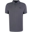 【送料無料】 バブアー メンズ ポロシャツ トップス Evan Tipped Polo Asphalt Marl