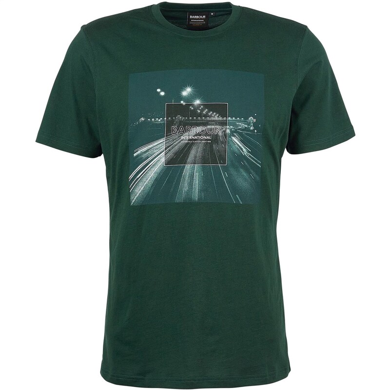 【送料無料】 バブアー メンズ Tシャツ トップス Speed T-Shirt Pine Grove