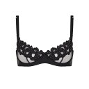 【送料無料】 エージェントプロヴォケイター レディース ブラジャー アンダーウェア ANGELINNA Demi Cup Underwired Bra Black