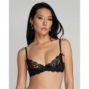 【送料無料】 エージェントプロヴォケイター レディース ブラジャー アンダーウェア DIONI Plunge Underwired Bra Black/Black