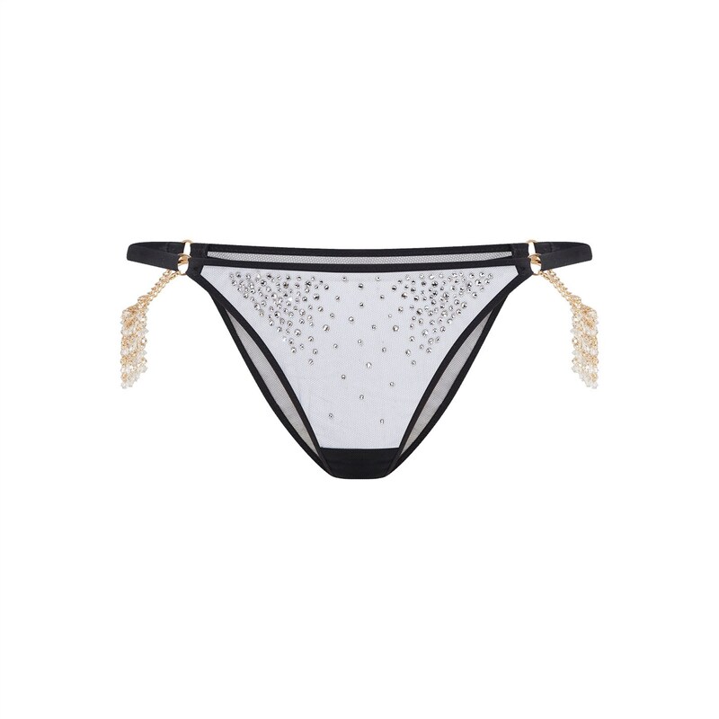 エージェントプロヴォケイター レディース アンダーウェア パンツ Agent Provocateur SOLAR Full Brief Black/Crysta...