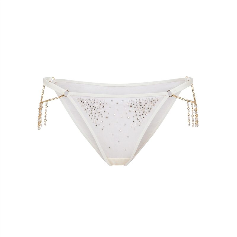 エージェントプロヴォケイター レディース アンダーウェア パンツ Agent Provocateur SOLAR Brief White/Sand ホワイト