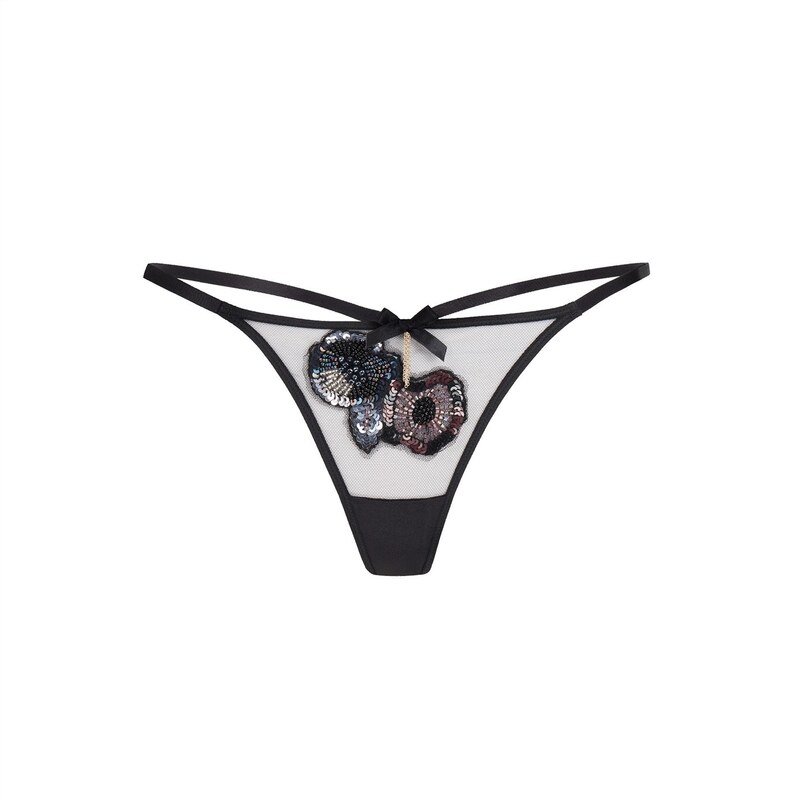 ̵ ȥץ ǥ ѥ  GIANA Thong Black/Petrol