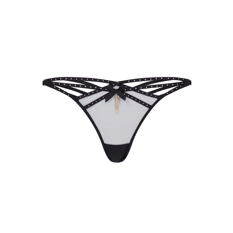 ȥץ ǥ  ѥ Agent Provocateur RUBI Thong Black/Black ֥å