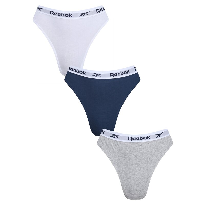 【送料無料】 リーボック レディース パンツ アンダーウェア 3 Pack Steve Thongs Womens Multi