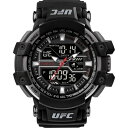 yz ^CbNX Y rv ANZT[ Mens Timex UFC Strength Watch Grey and Black