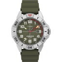 【送料無料】 タイメックス メンズ 腕時計 アクセサリー Mens Timex Outdoor Watch Silver and Green