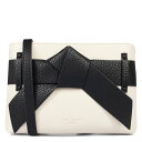 【送料無料】 テッドベーカー レディース ハンドバッグ バッグ Jimsina Bow PU Crossbody Bag white