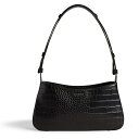 【送料無料】 テッドベーカー レディース ハンドバッグ バッグ Stinny Croc Baguette Bag Black