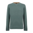 【送料無料】 ボス メンズ パーカー・スウェット アウター Westart Crew Sweatshirt Open Green 375
