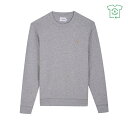 【送料無料】 ファーラー メンズ パーカー・スウェット アウター Tim Crew Sweatshirt Light Grey Marl