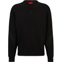 【送料無料】 フューゴ メンズ パーカー・スウェット アウター Hugo Dettles Crew Sn34 Black 001